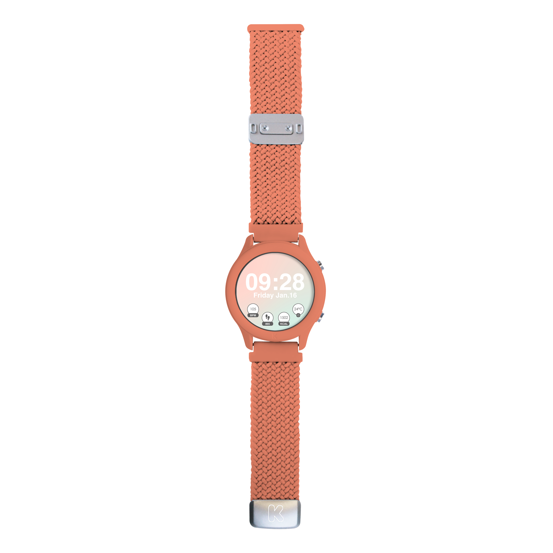  K-WATCH Kids Smartwatch | Coral | No GPS, No Games | Ages 8+