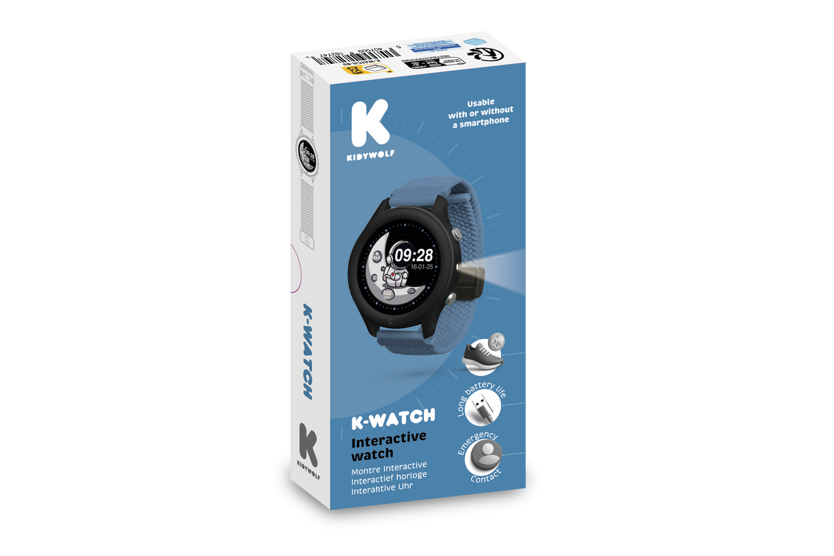 KIDYWOLF K-WATCH Kids' Smartwatch – Blue
