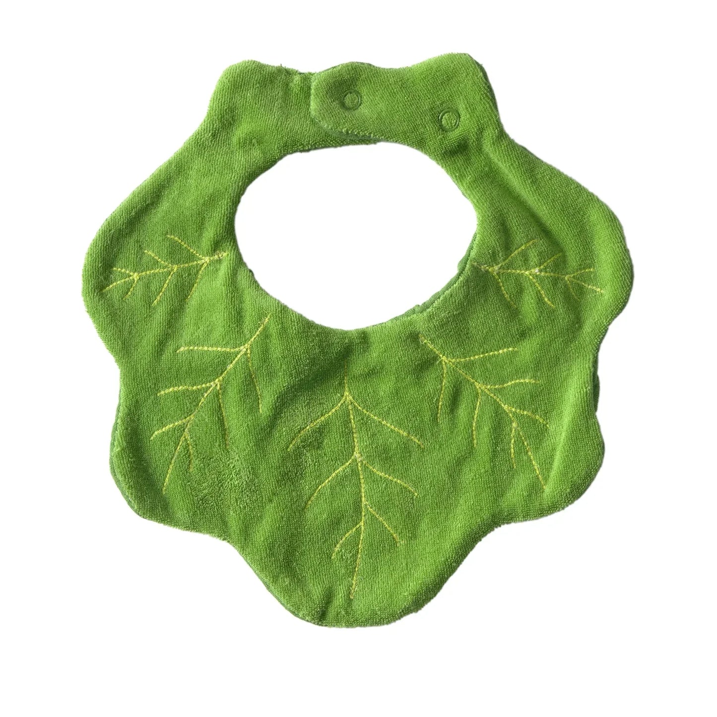 Organic Cotton Baby Feeding Bib | Kendall the Kale | Oli & Carol