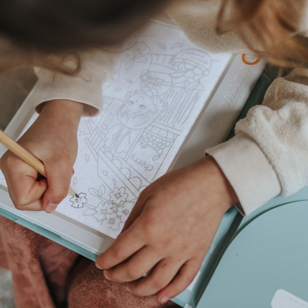 KIDYWOLF KIDYDRAW PAD Light-Up Drawing Pad – Food Around the World
