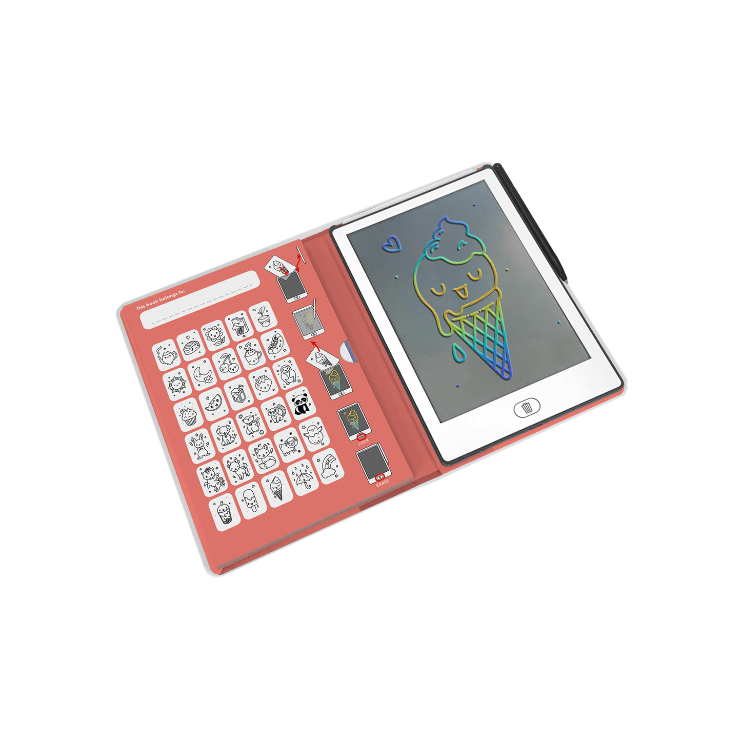 KIDYDRAW MINI LCD Drawing Tablet for Kids | Kawaii | Ages 5+