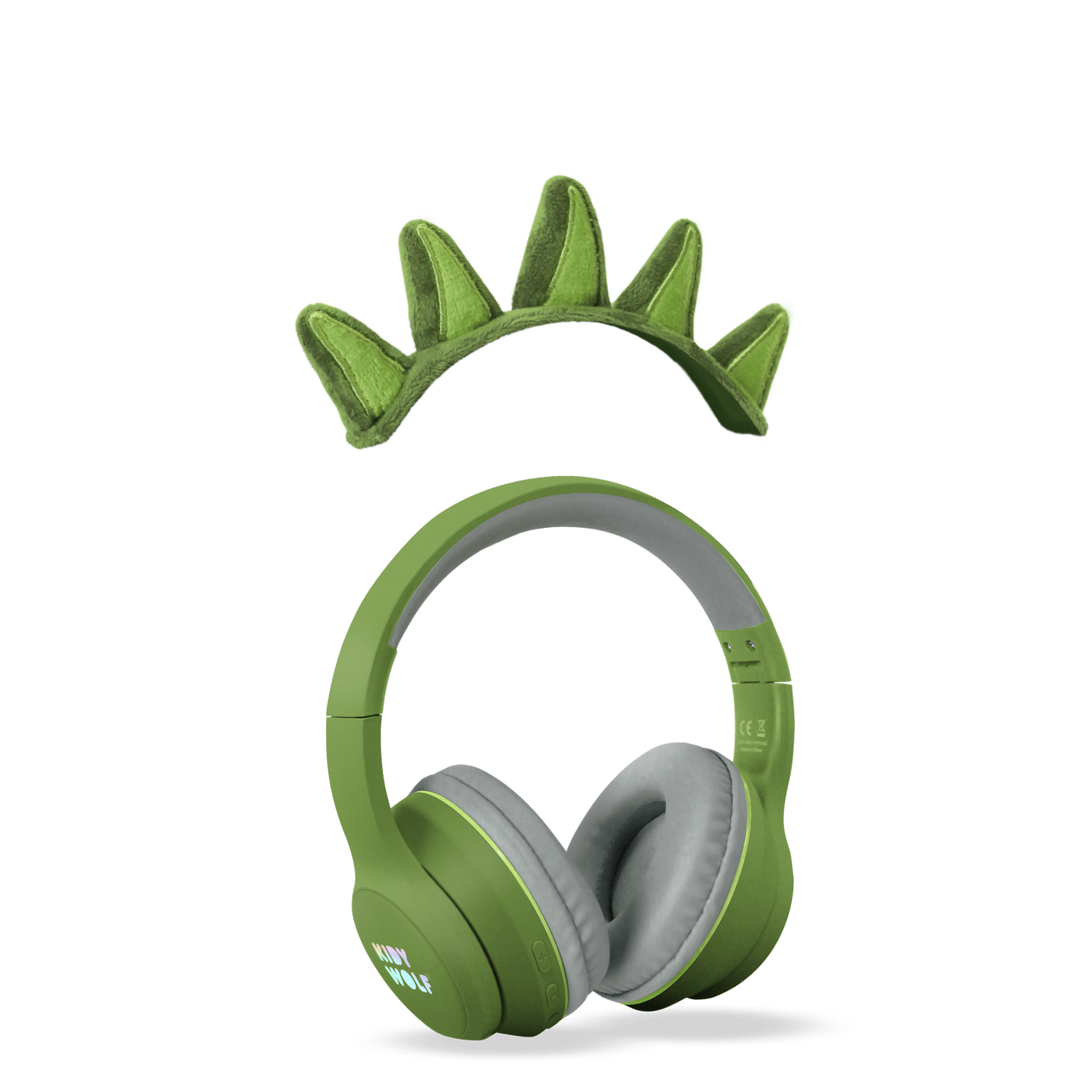 KIDYEARS Kids Bluetooth Headphones | Dino | Volume Limited 85dB | Ages 4+