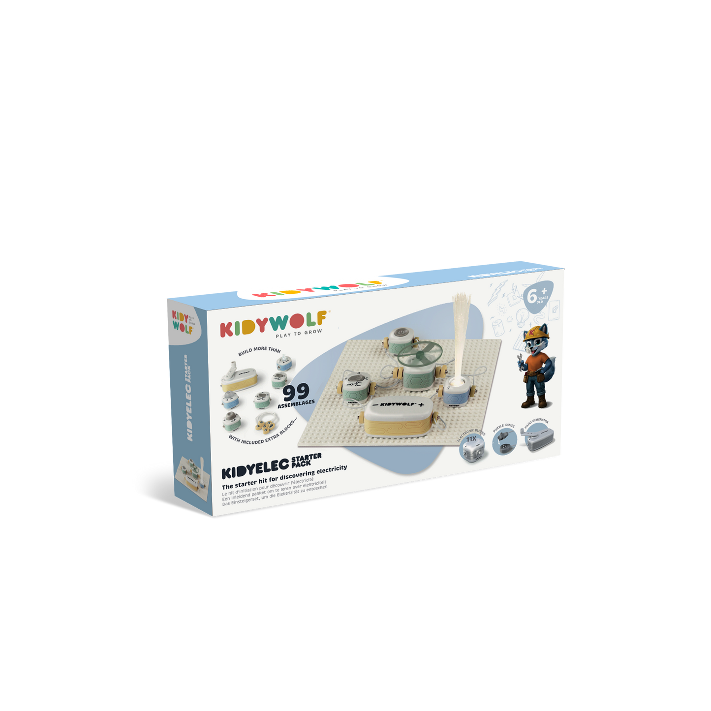 KIDYELEC My First Electrical Circuit Kit for Kids | Starter Pack | Ages 6+