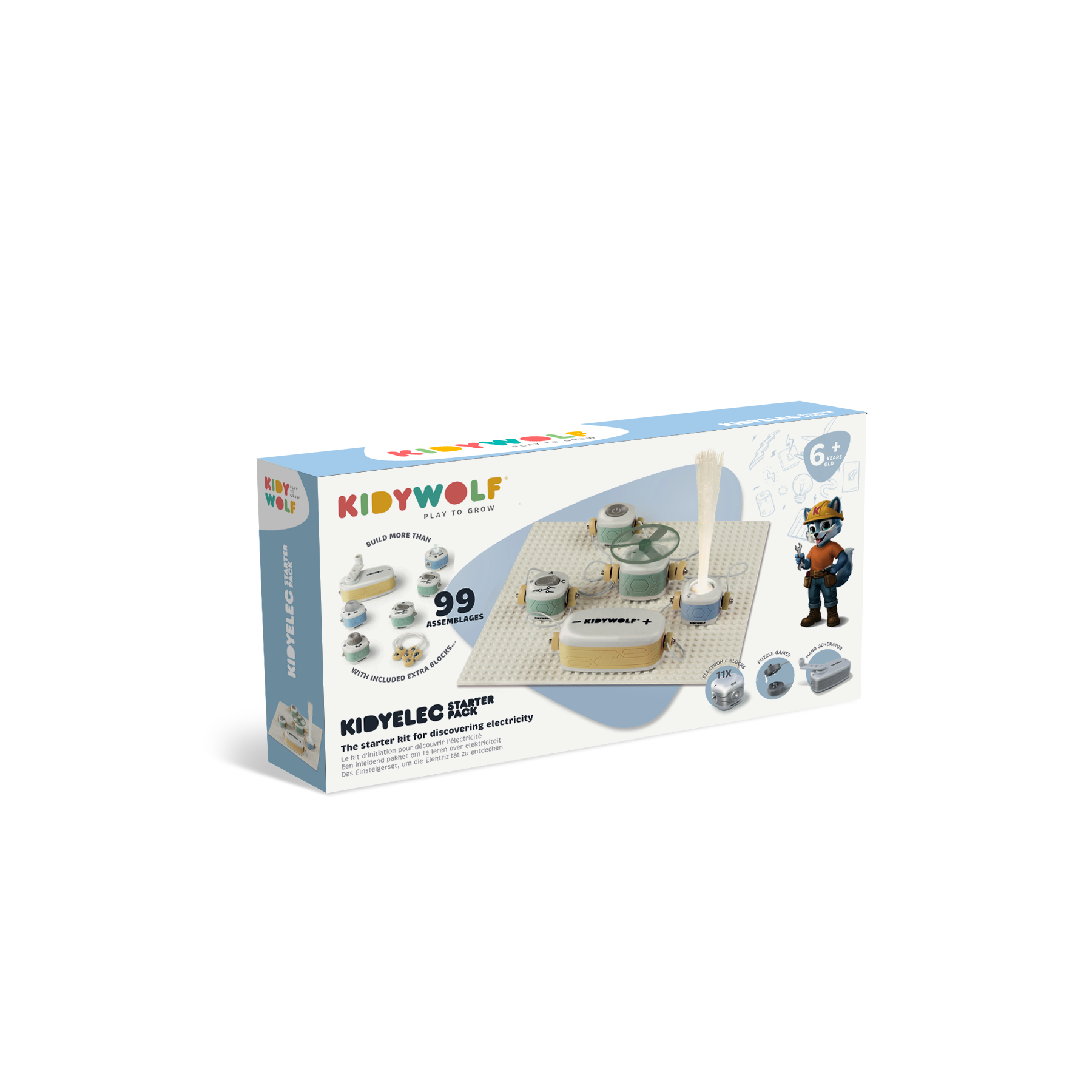 KIDYELEC My First Electrical Circuit Kit for Kids | Starter Pack | Ages 6+
