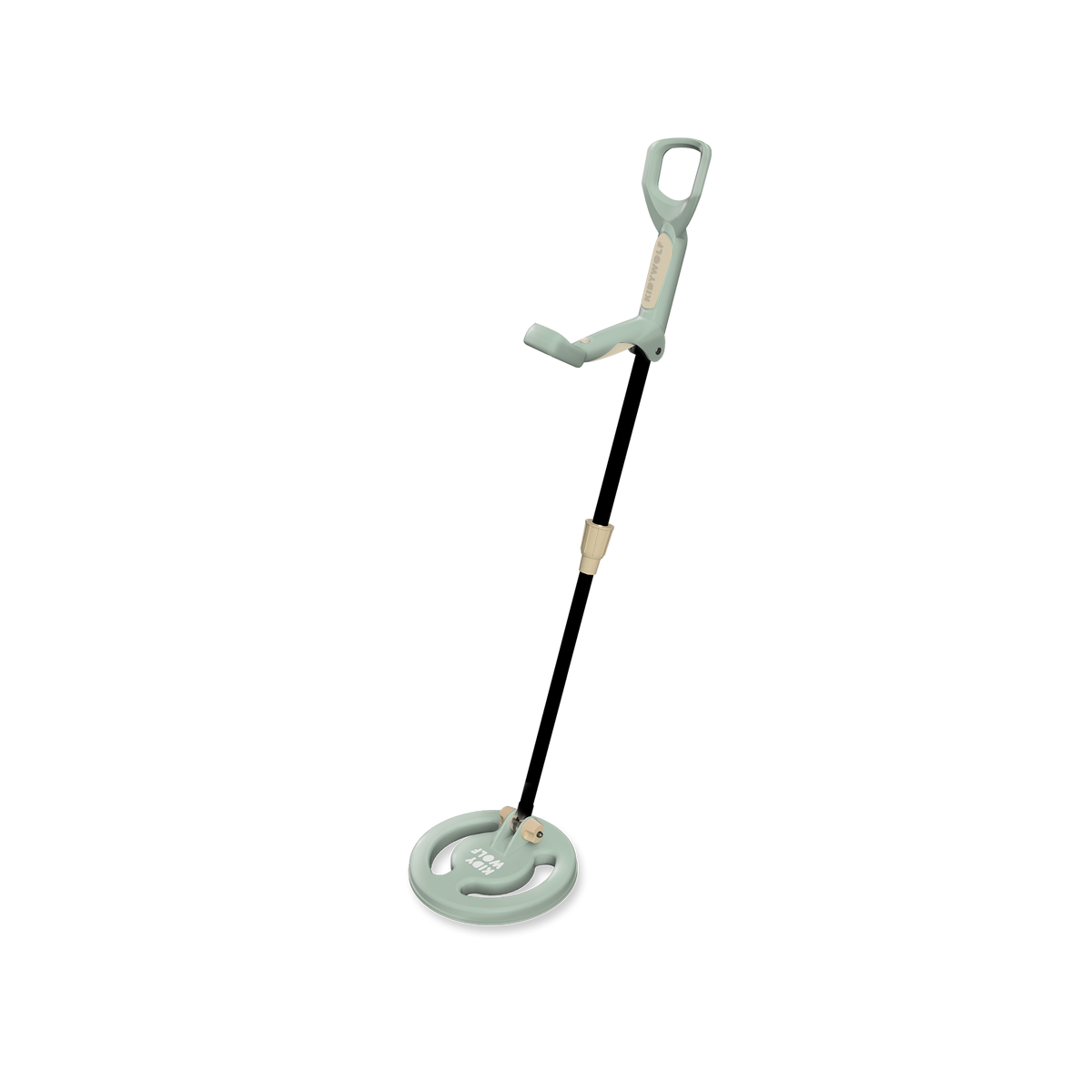 Metal detector on a white background