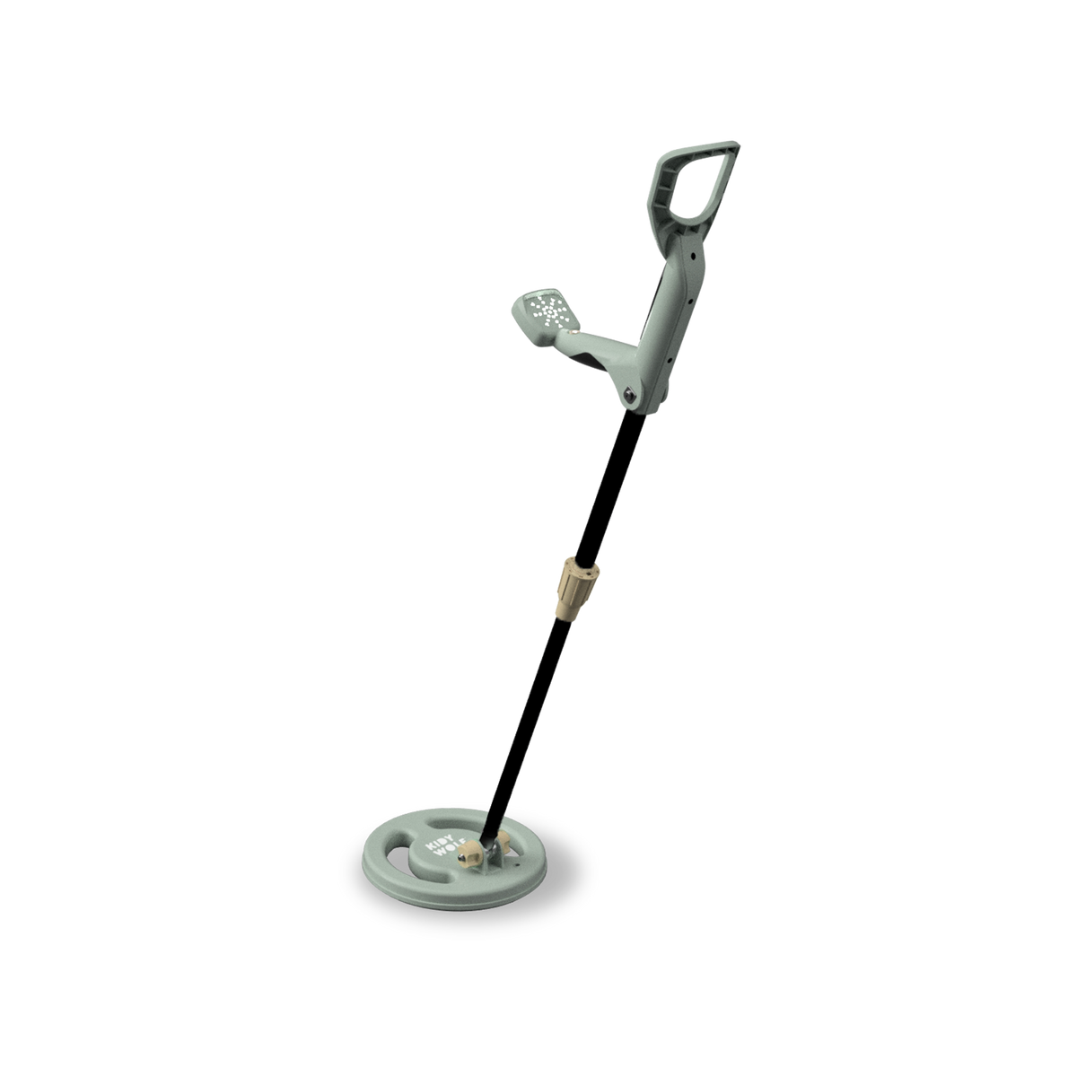 Metal detector on a white background