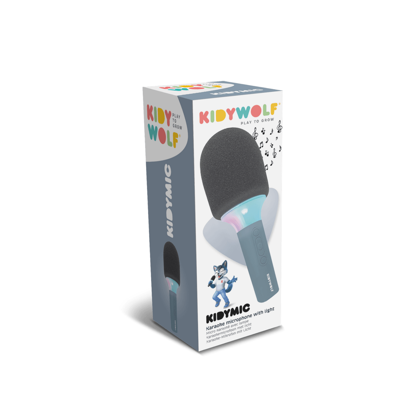 KIDYMIC All-in-One Karaoke Microphone for Kids | Blue | Ages 4+