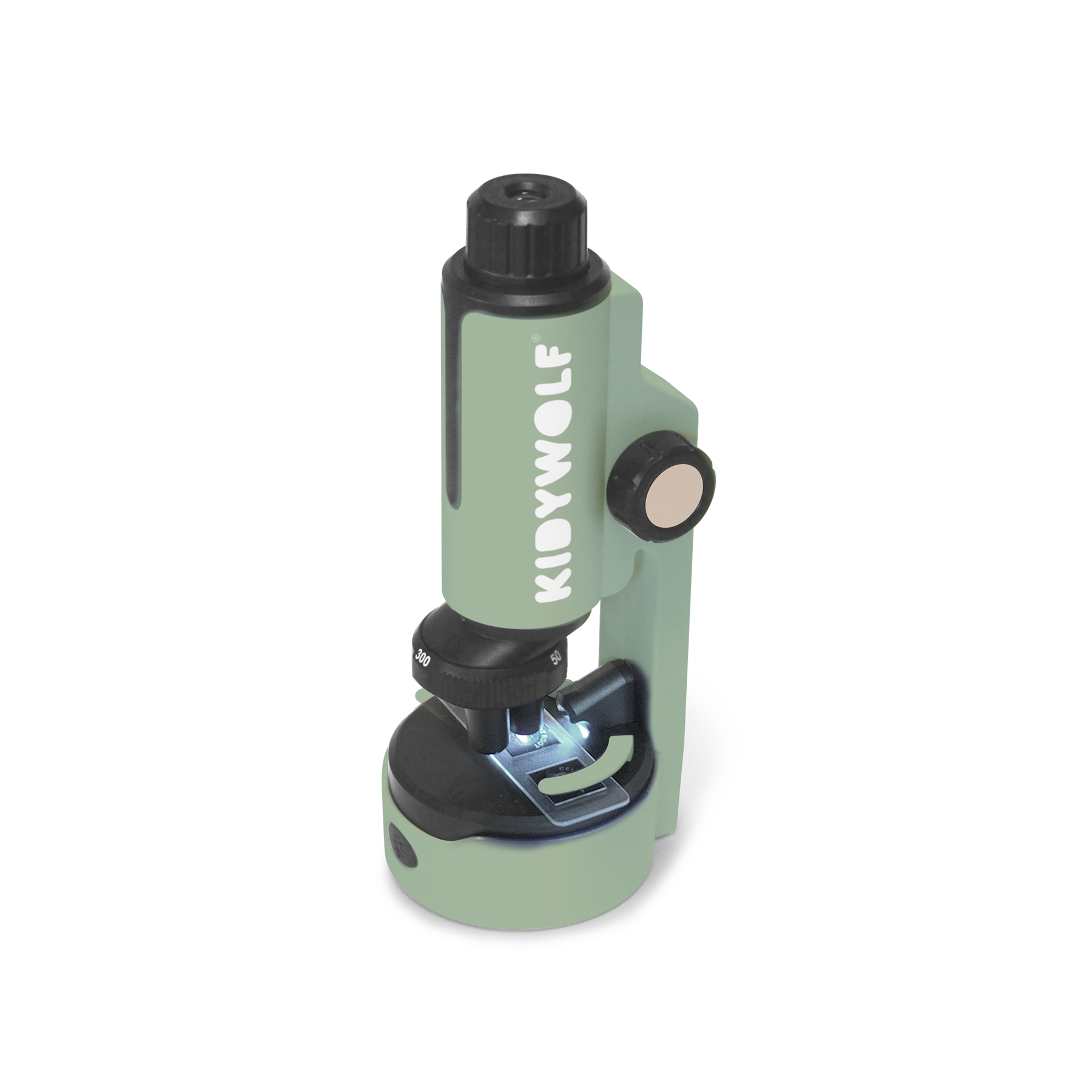 KIDYMICROSCOPE Portable Microscope for Kids | Green | Ages 8+