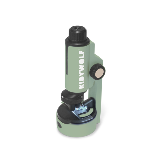 KIDYMICROSCOPE Portable Microscope for Kids | Green | Ages 8+