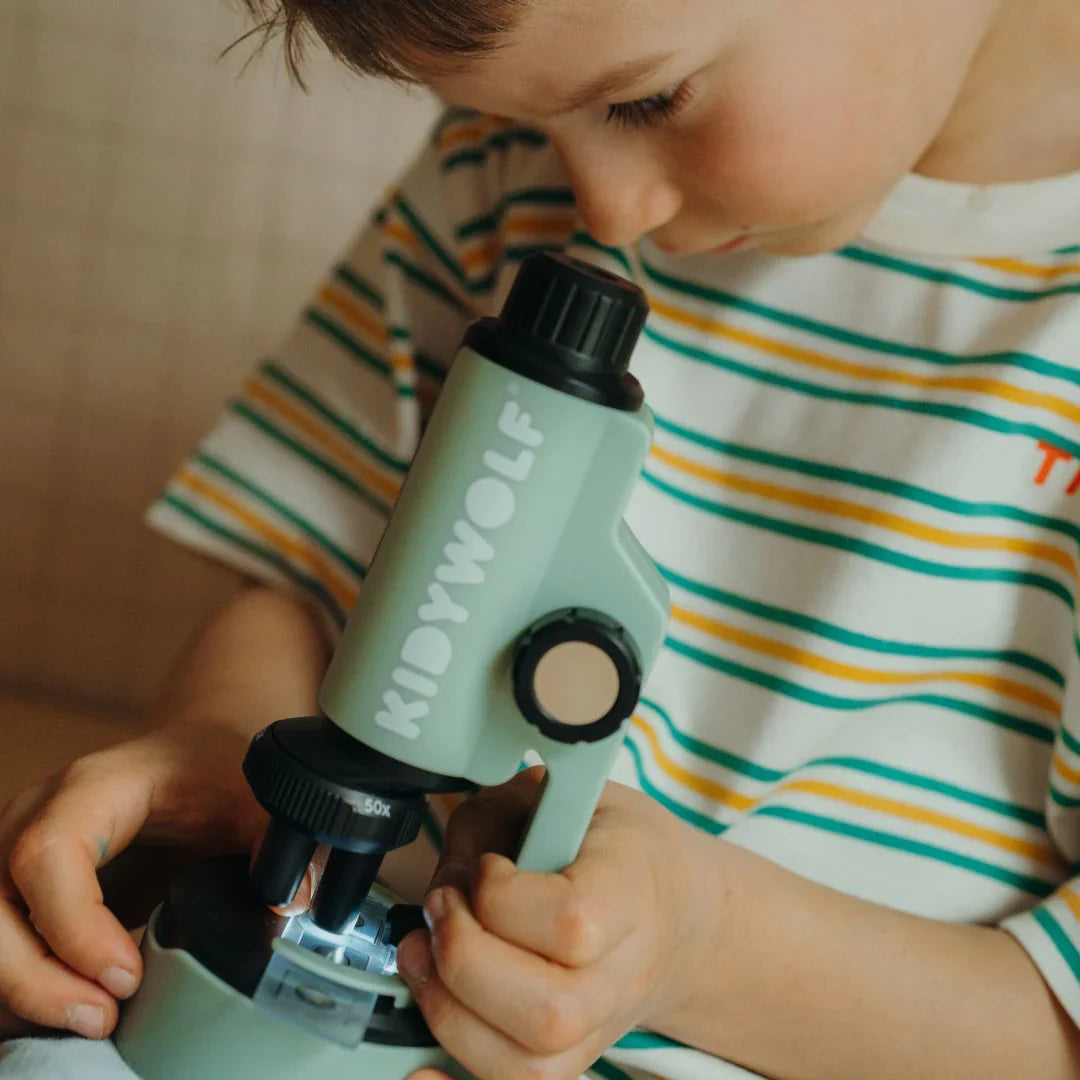 KIDYMICROSCOPE Portable Microscope for Kids | Green | Ages 8+