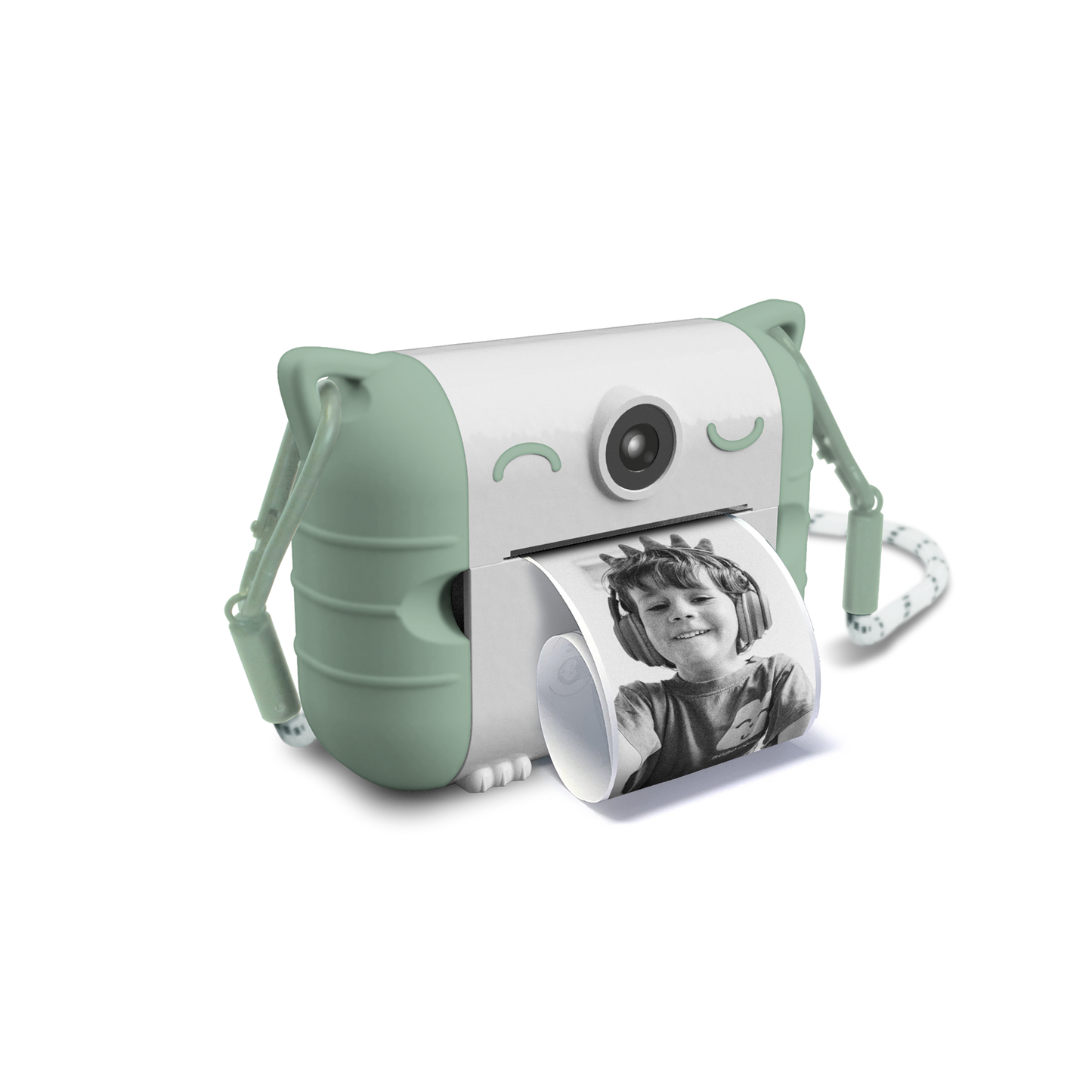 KIDYPRINT Instant Print Camera for Kids | Green | Ink-Free | Ages 5+