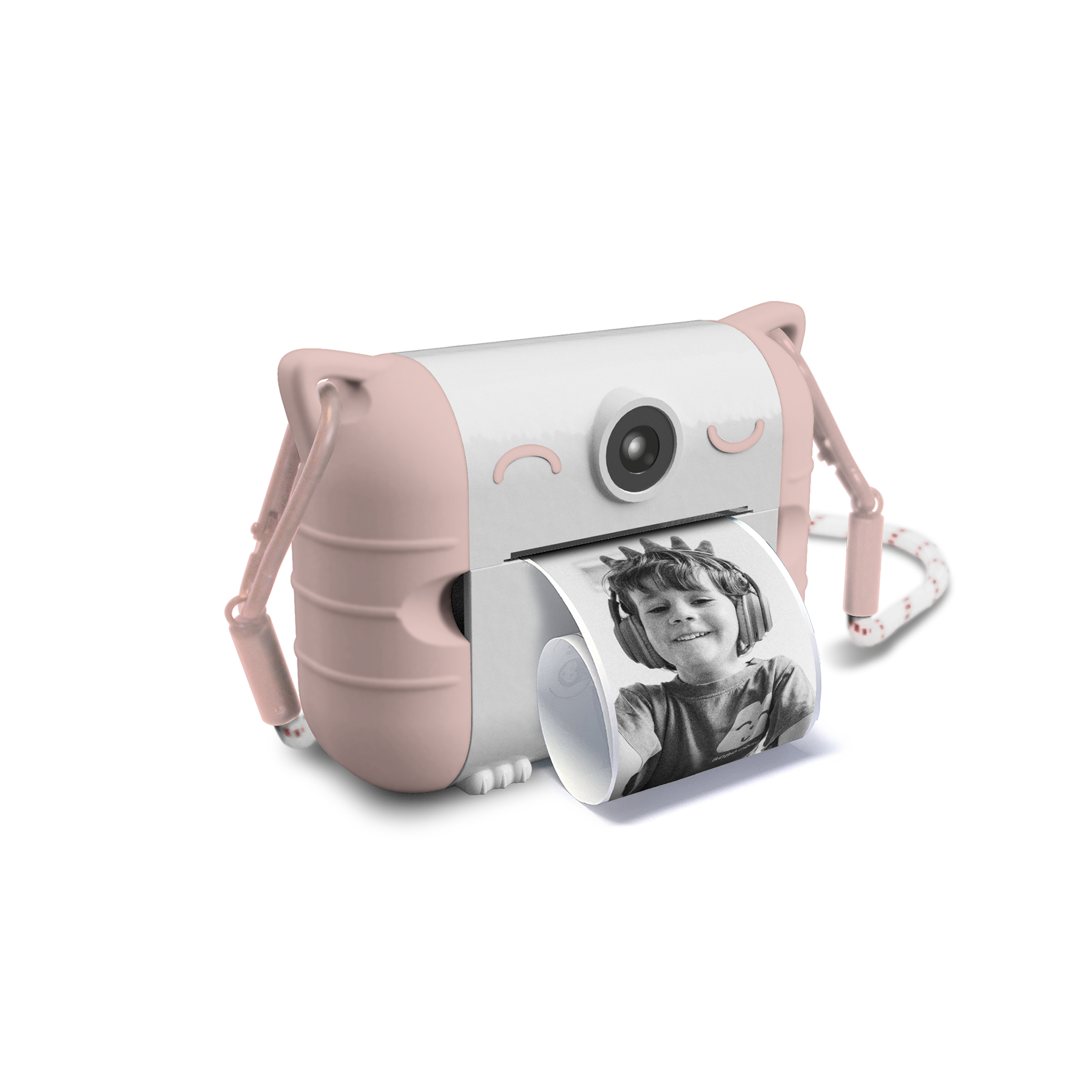 KIDYPRINT Instant Print Camera for Kids | Pink | Ink-Free | Ages 5+