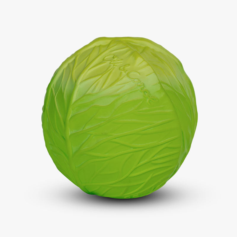 Natural Rubber Baby Sensory Ball | Cabbage Teether Toy – Mucky Wolf