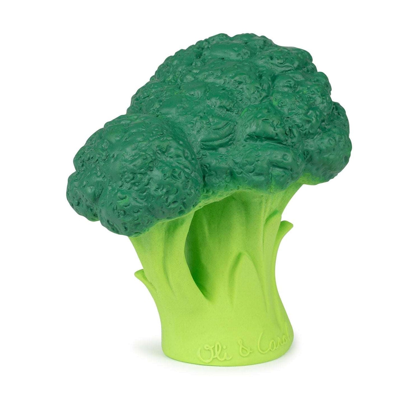 Natural Rubber Baby Teether & Bath Toy | Broccoli – Mucky Wolf