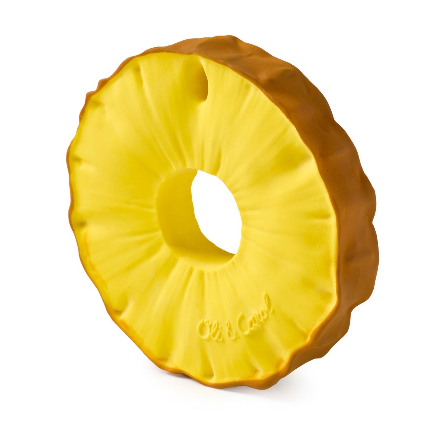 Natural Rubber Baby Teether & Bath Toy | Pineapple – Mucky Wolf
