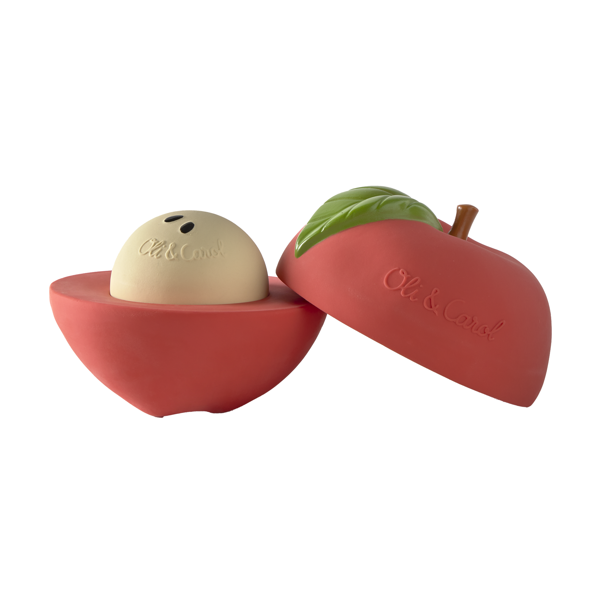 Baby Stacking Toy & Rattle Ball | Natural Rubber – Mucky Wolf UK