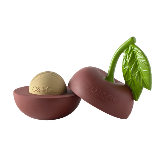 Baby Stacking Toy & Rattle Ball | Natural Rubber – Mucky Wolf