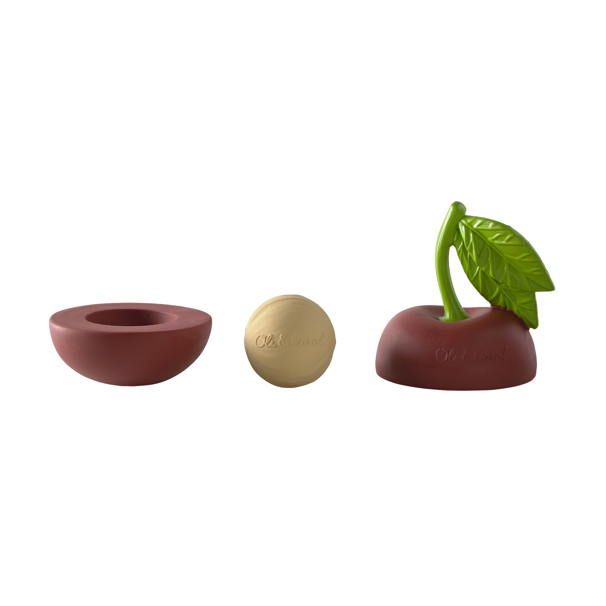 Baby Stacking Toy & Rattle Ball | Natural Rubber – Mucky Wolf
