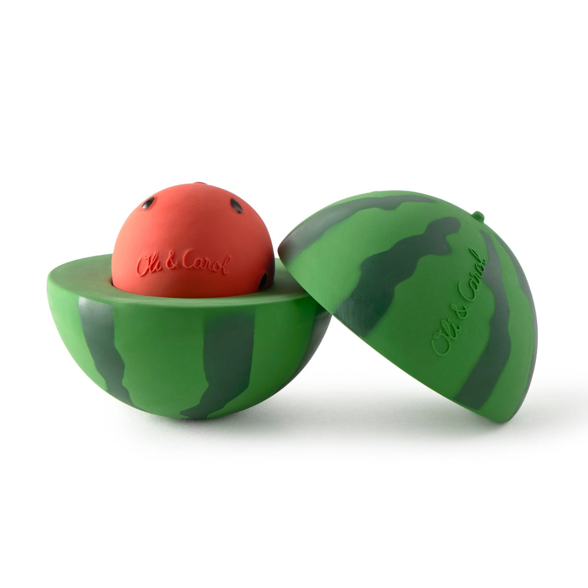 Baby Stacking Toy & Rattle Ball | Natural Rubber – Mucky Wolf