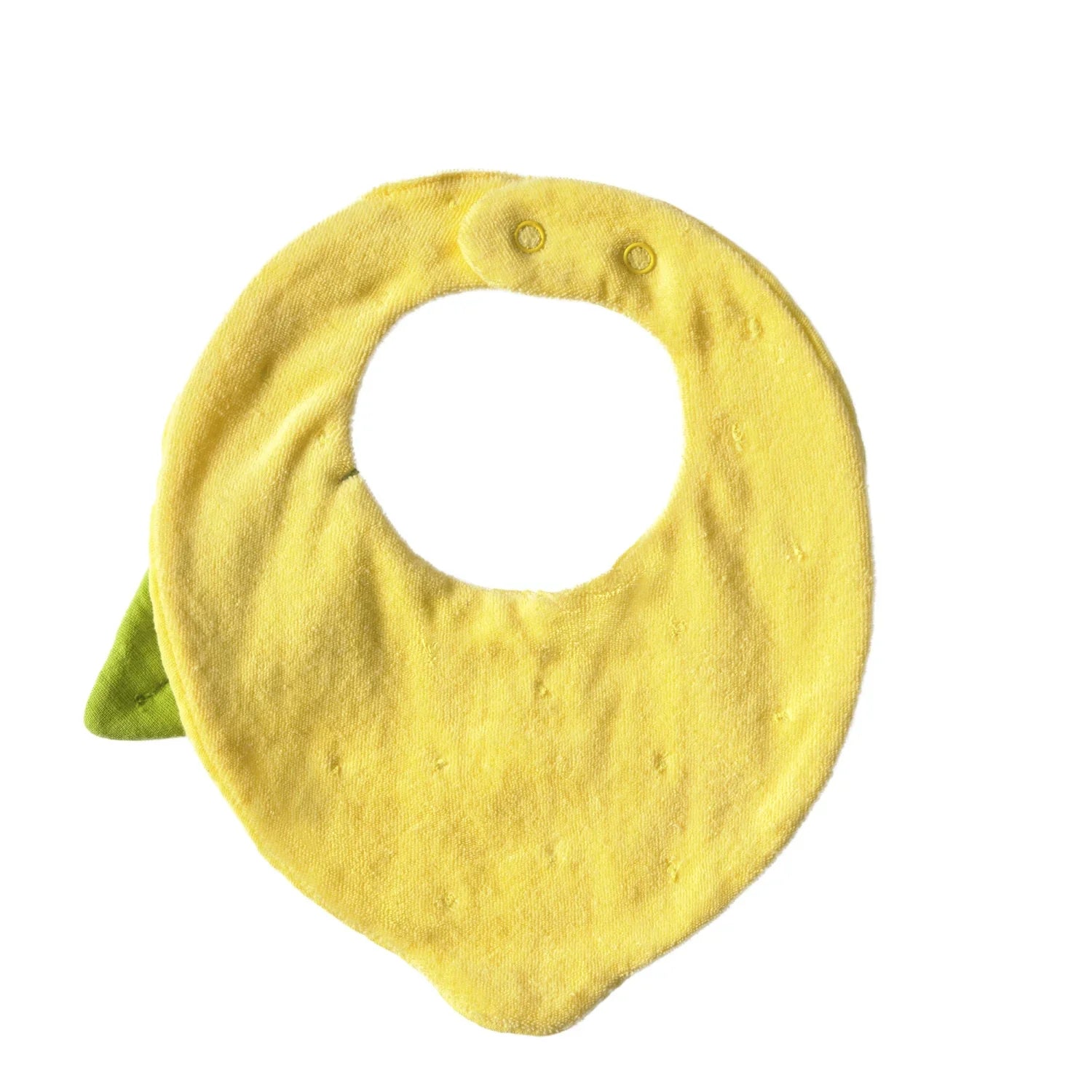 Oli & Carol Lou the Lemon Organic Cotton Baby Bib | Mucky Wolf
