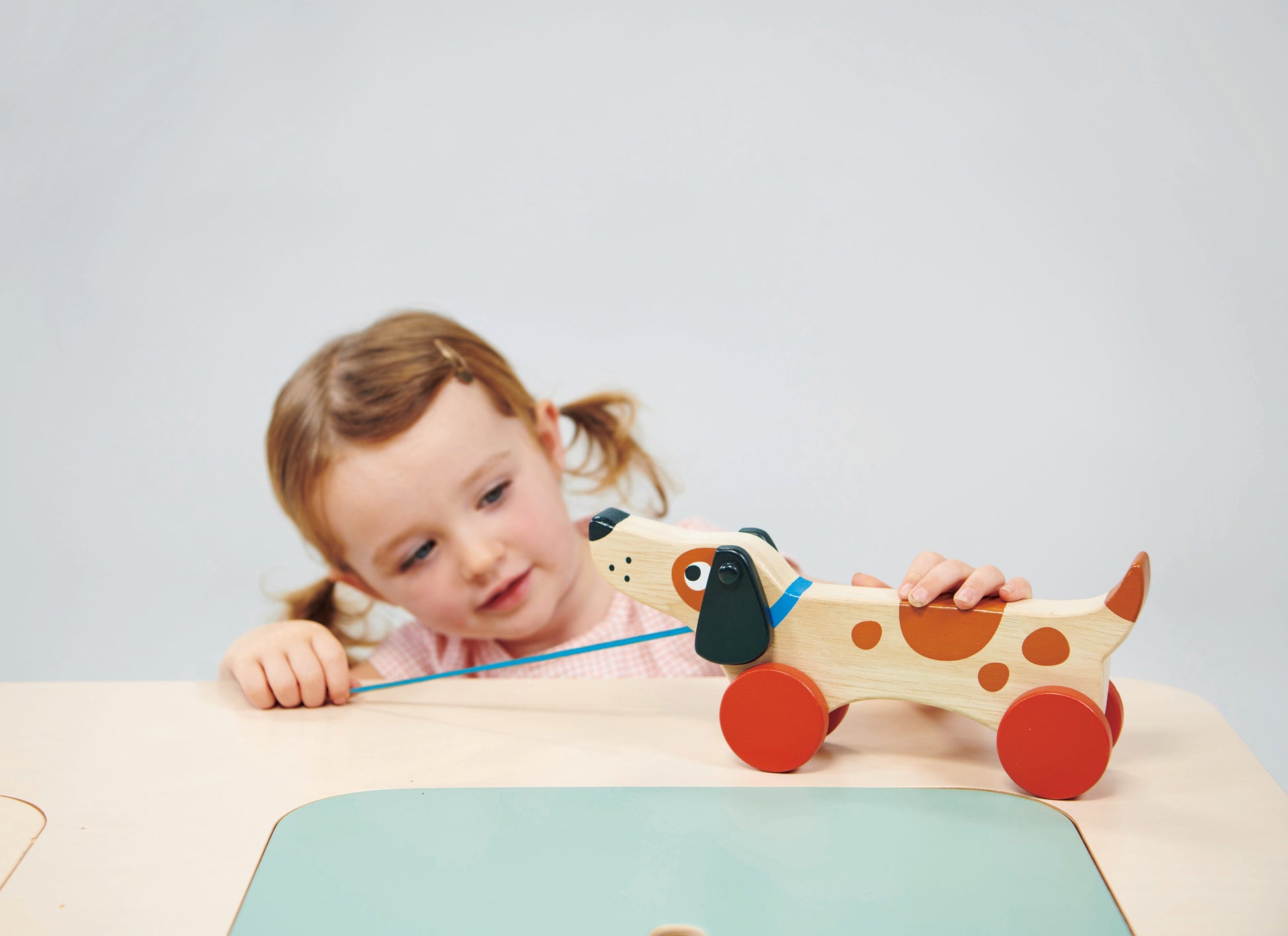  Wooden Puppy Pull Along Toy for Toddlers | Mucky Wolf