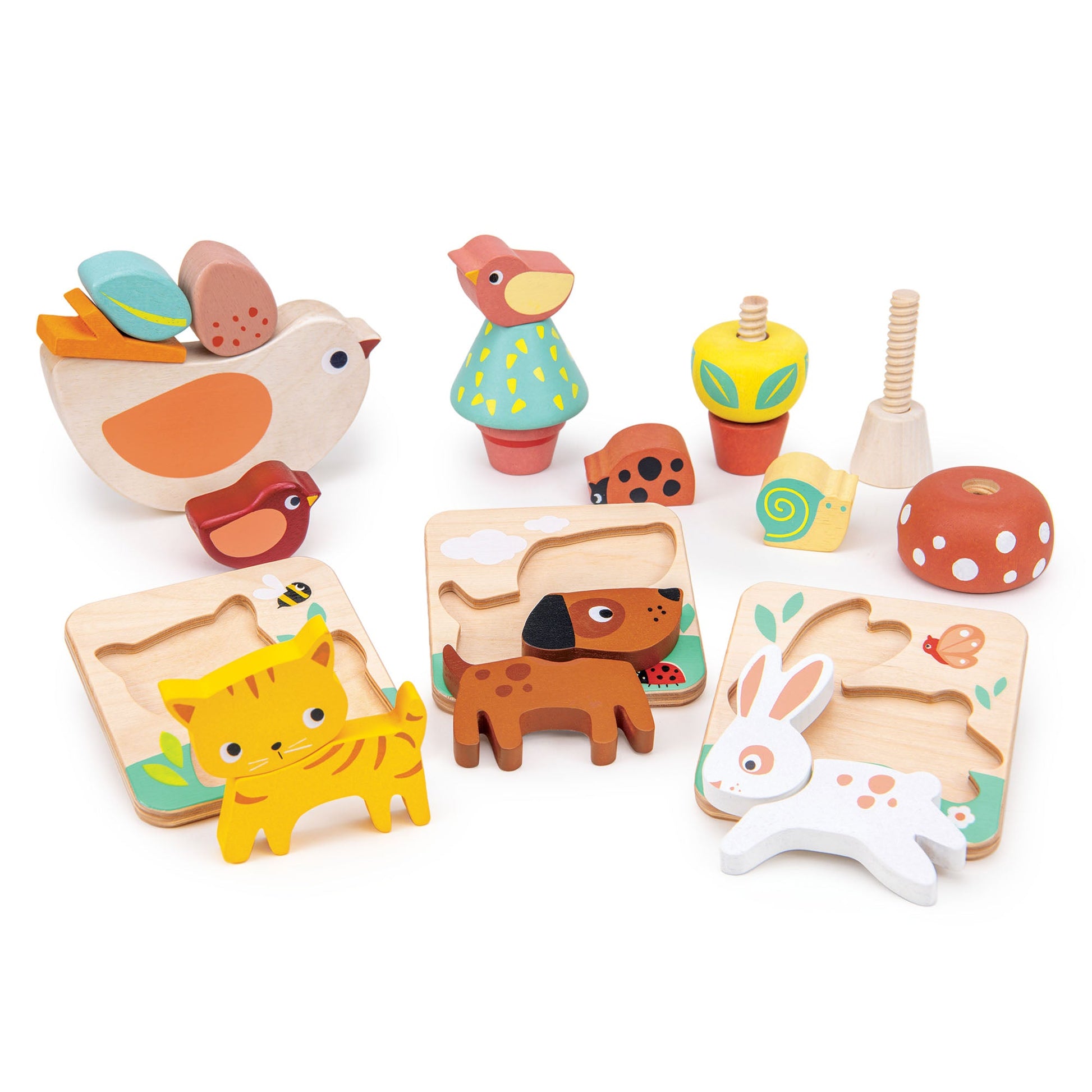 Wooden Garden Themed Play Bundle - Ages 2+ 