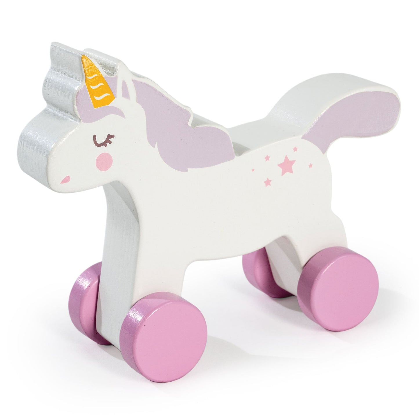 Wooden Unicorn Push Along Toy – Sustainable Baby Toy | Mucky Wolf