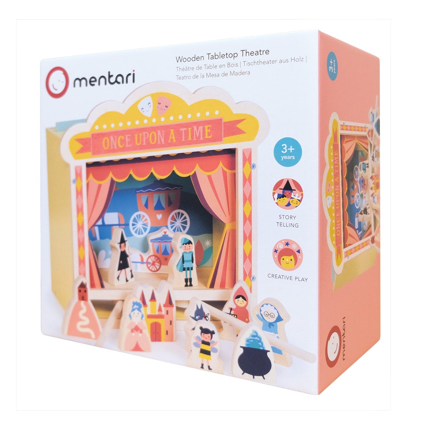 Wooden Tabletop Theatre & Magnetic Storytelling Set | Mucky Wolf