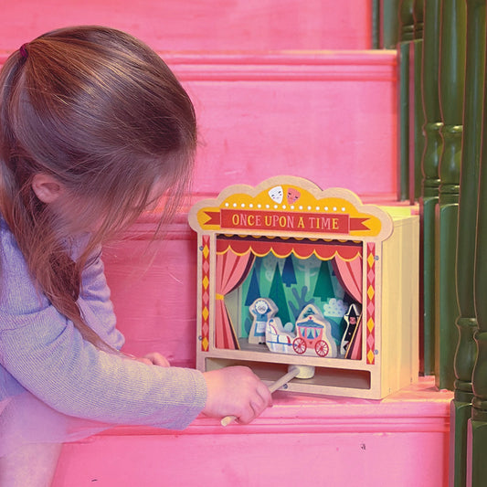 Wooden Tabletop Theatre & Magnetic Storytelling Set | Mucky Wolf