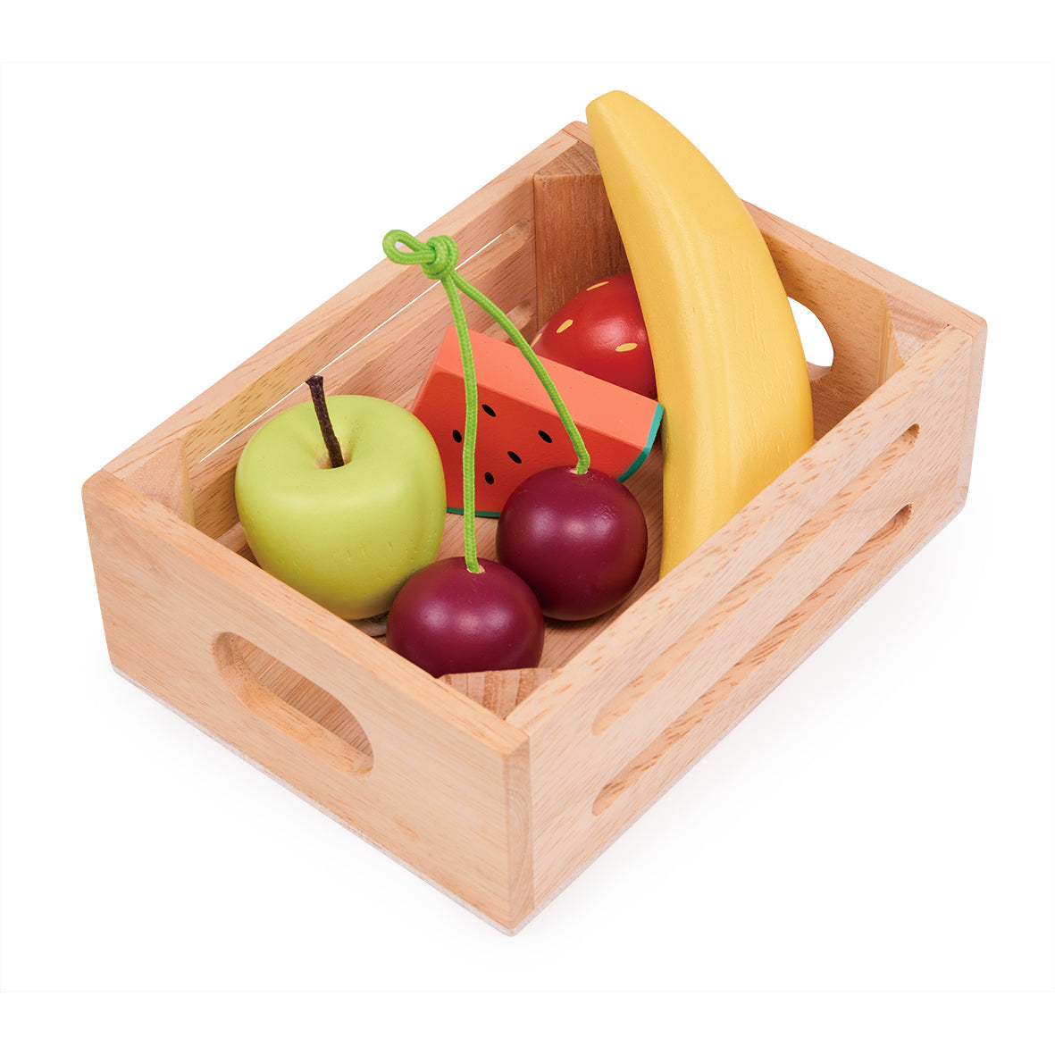 Mentari Orchard Crate Wooden Fruit Play Food Set | Mucky Wolf