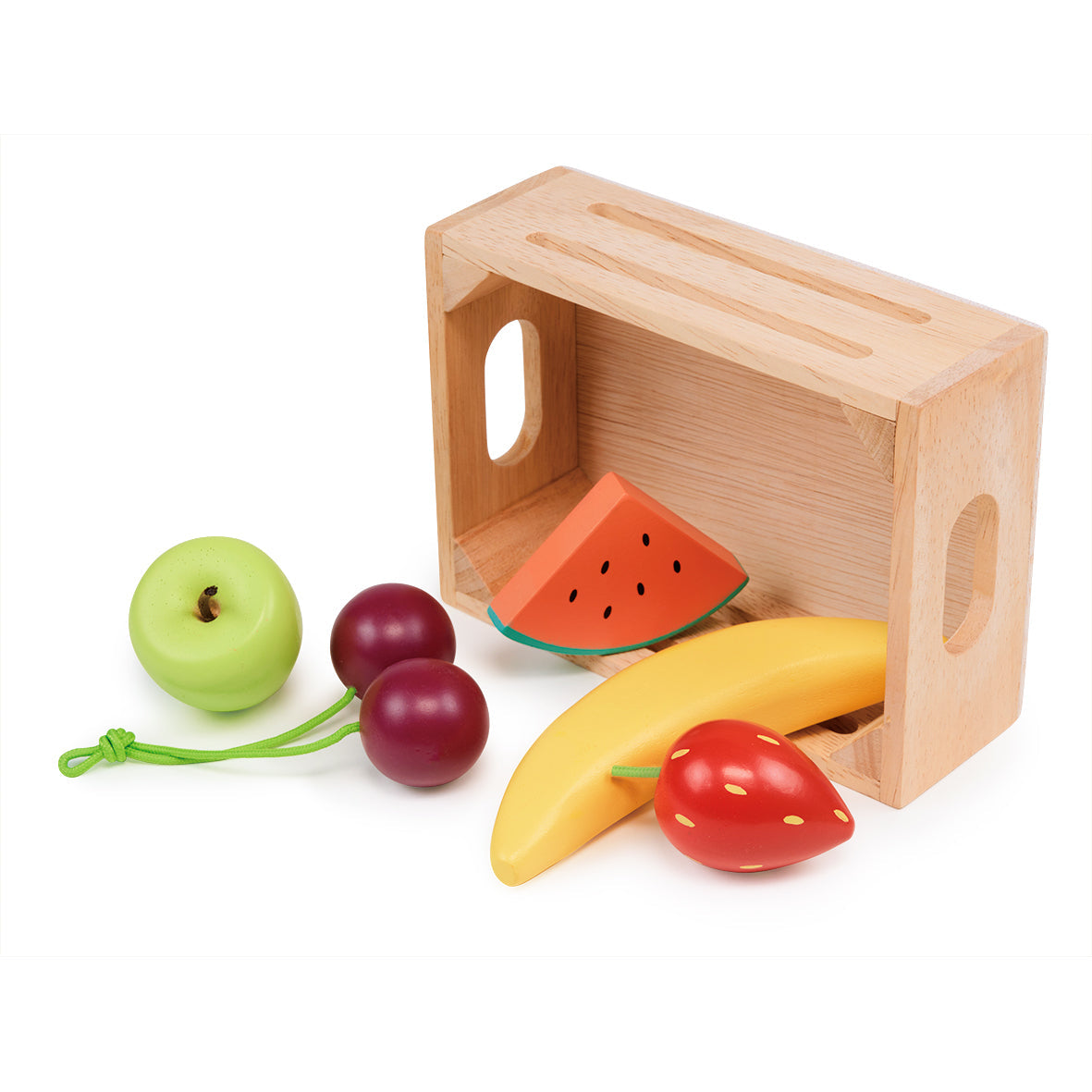 Mentari Orchard Crate Wooden Fruit Play Food Set | Mucky Wolf