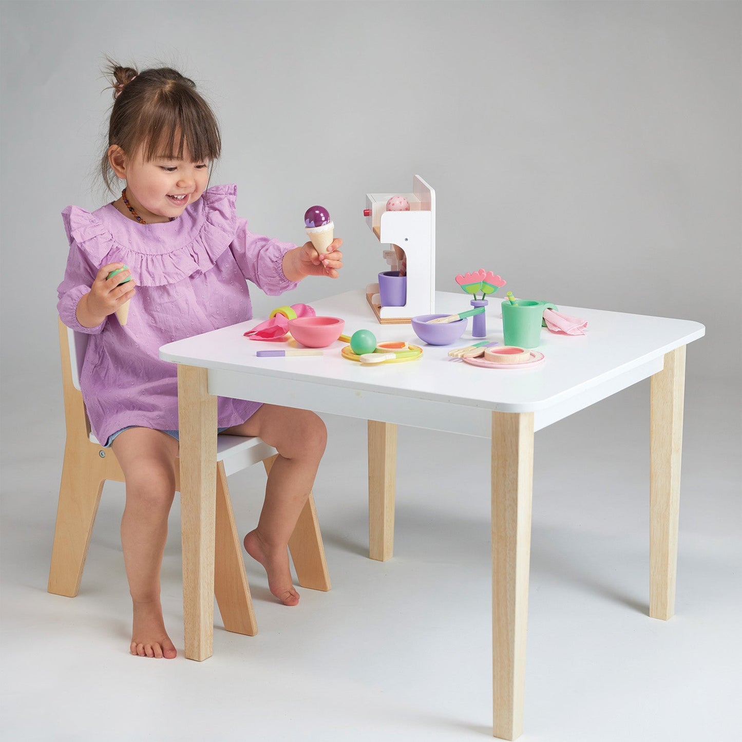 Wooden Party Time Lunch Set - Pretend Play