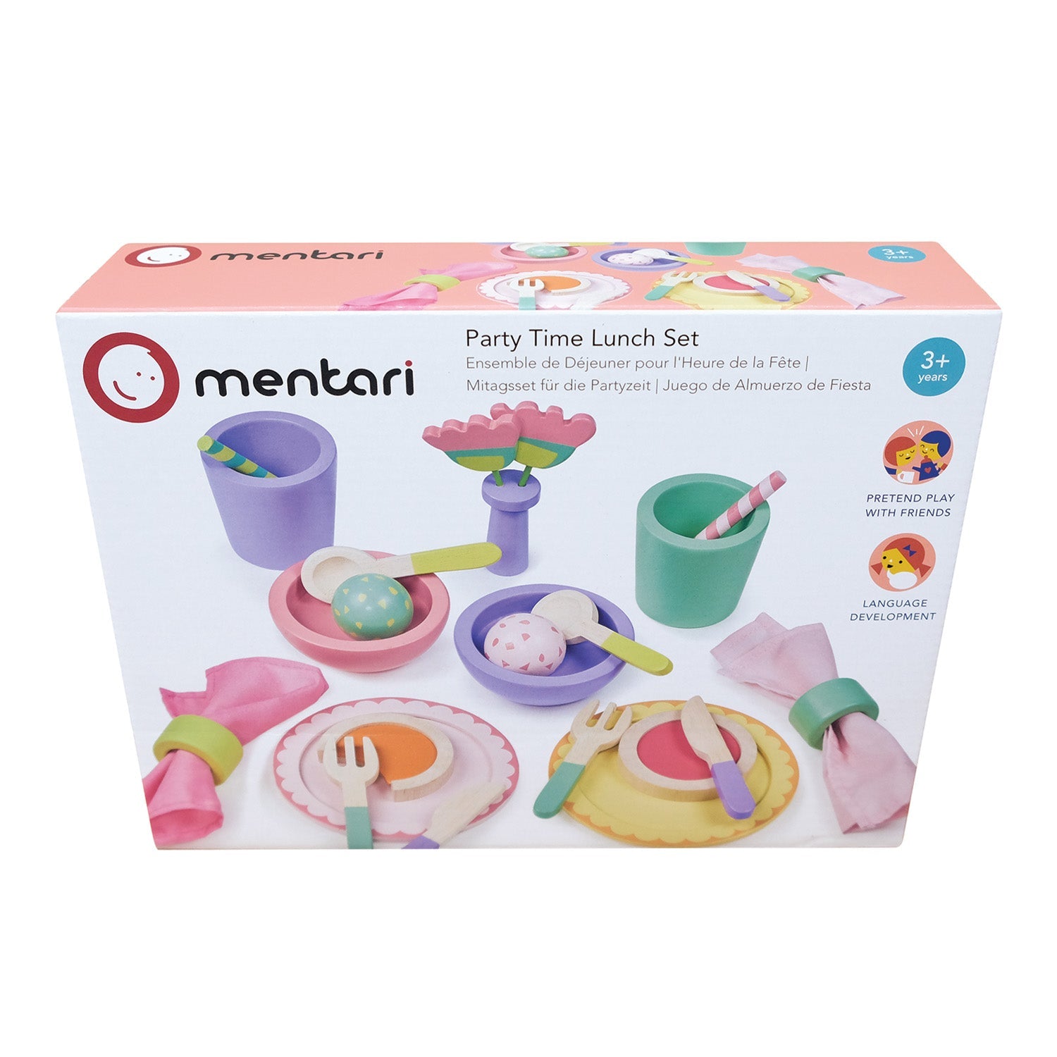 Wooden Party Time Lunch Set - Pretend Play