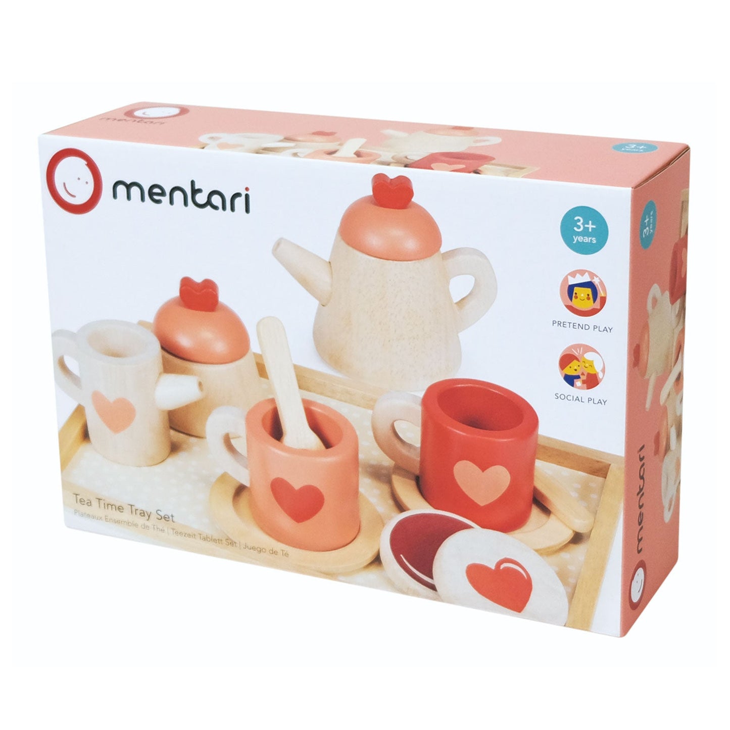 Wooden Tea Tray Set - Pretend Play