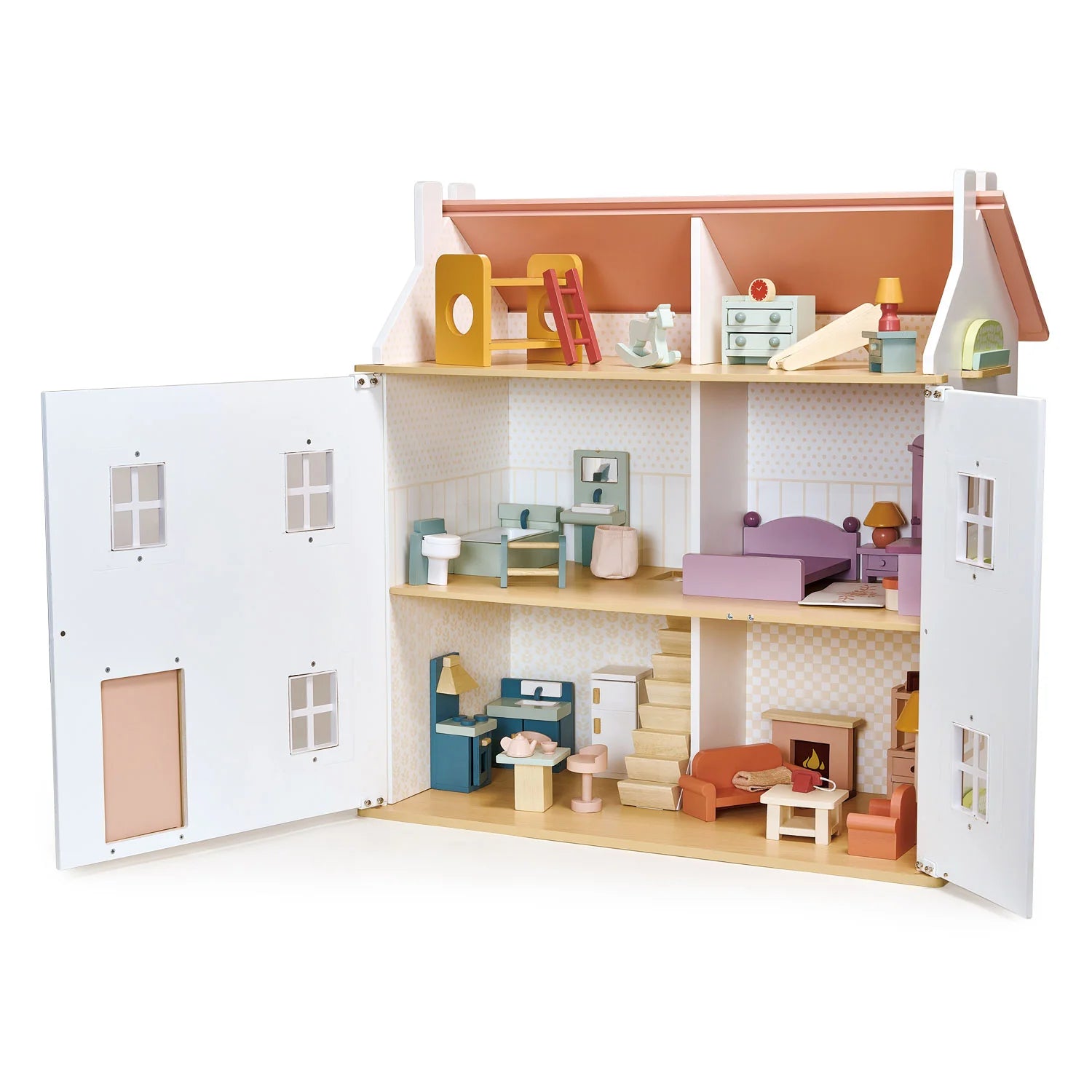 Mentari Clover Dolls House Beautiful Wooden House