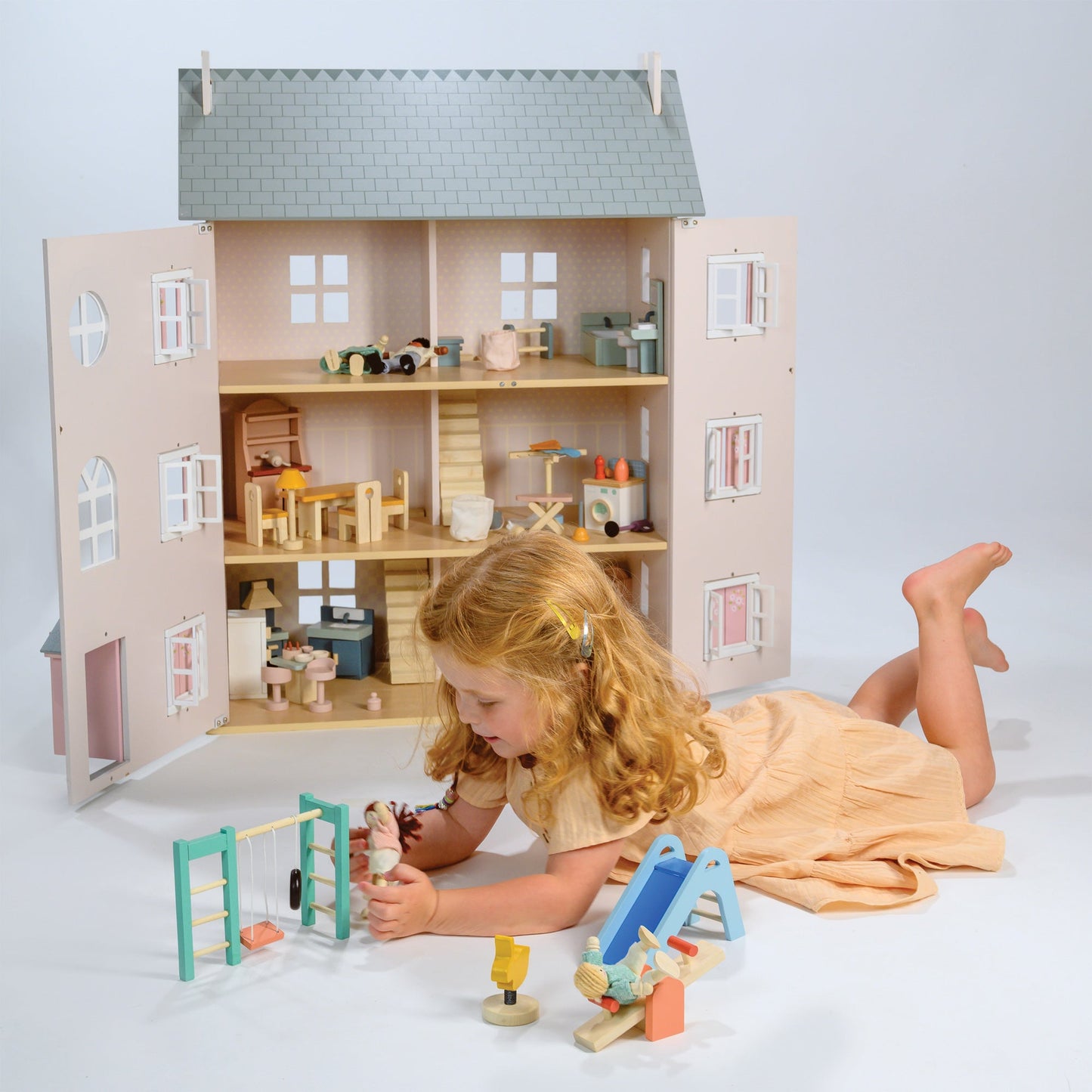 Dolls House Wooden Playground Set