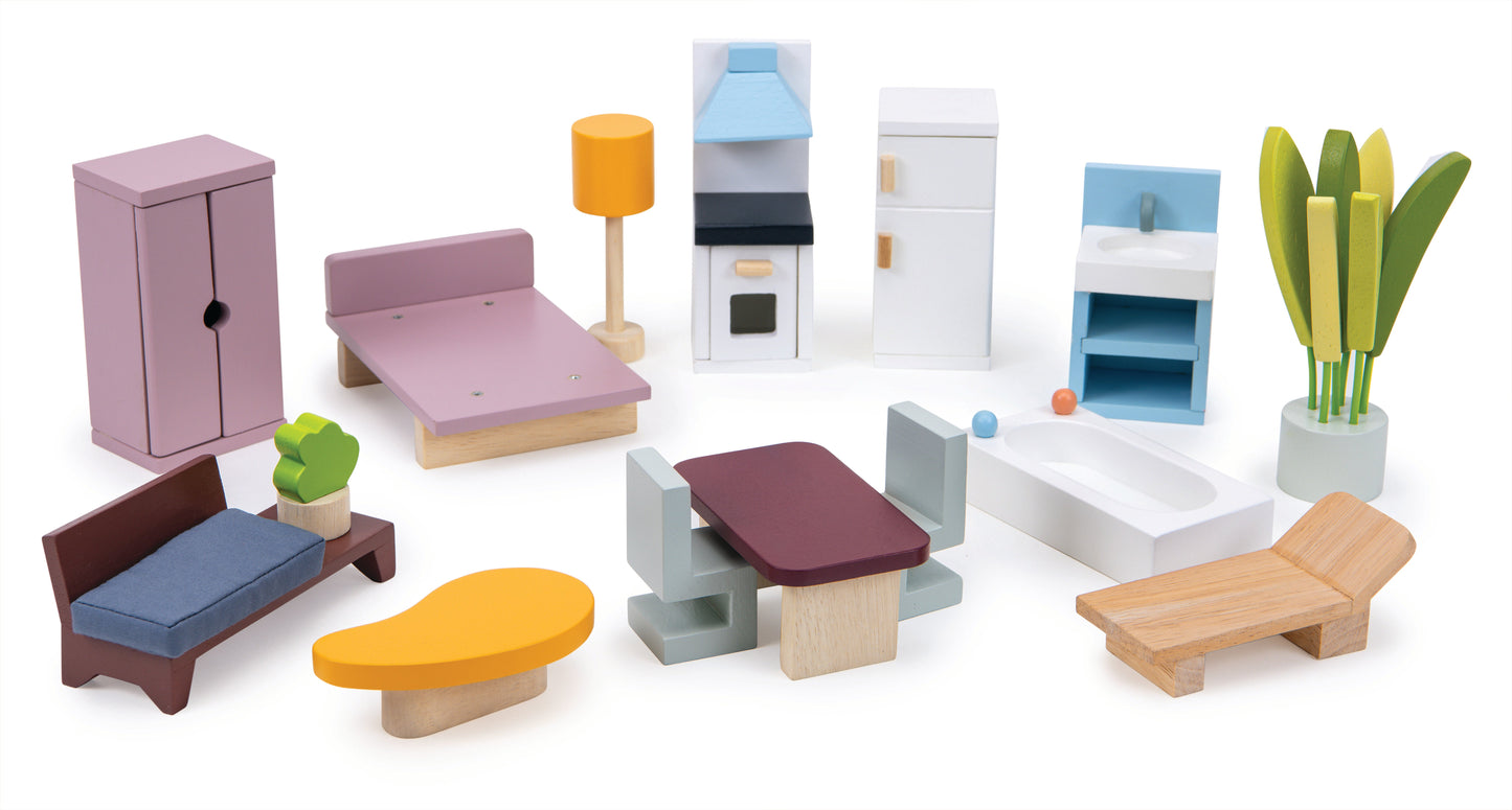 Tender Leaf Toys Cedar Chalet (furniture included)