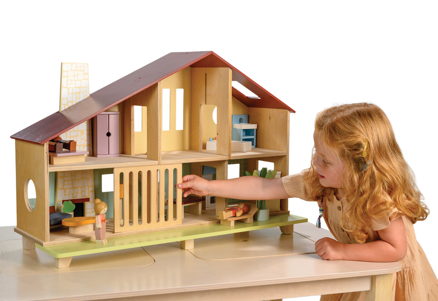 Tender Leaf Toys Cedar Chalet (furniture included)