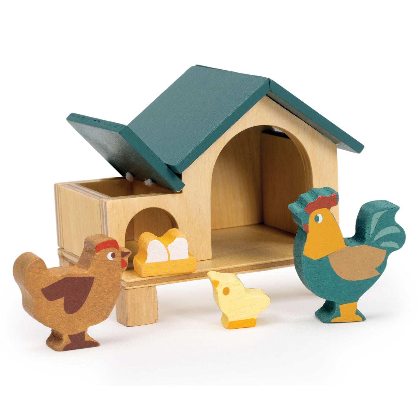 Wooden Play Chicken House - Dolls House Accessory
