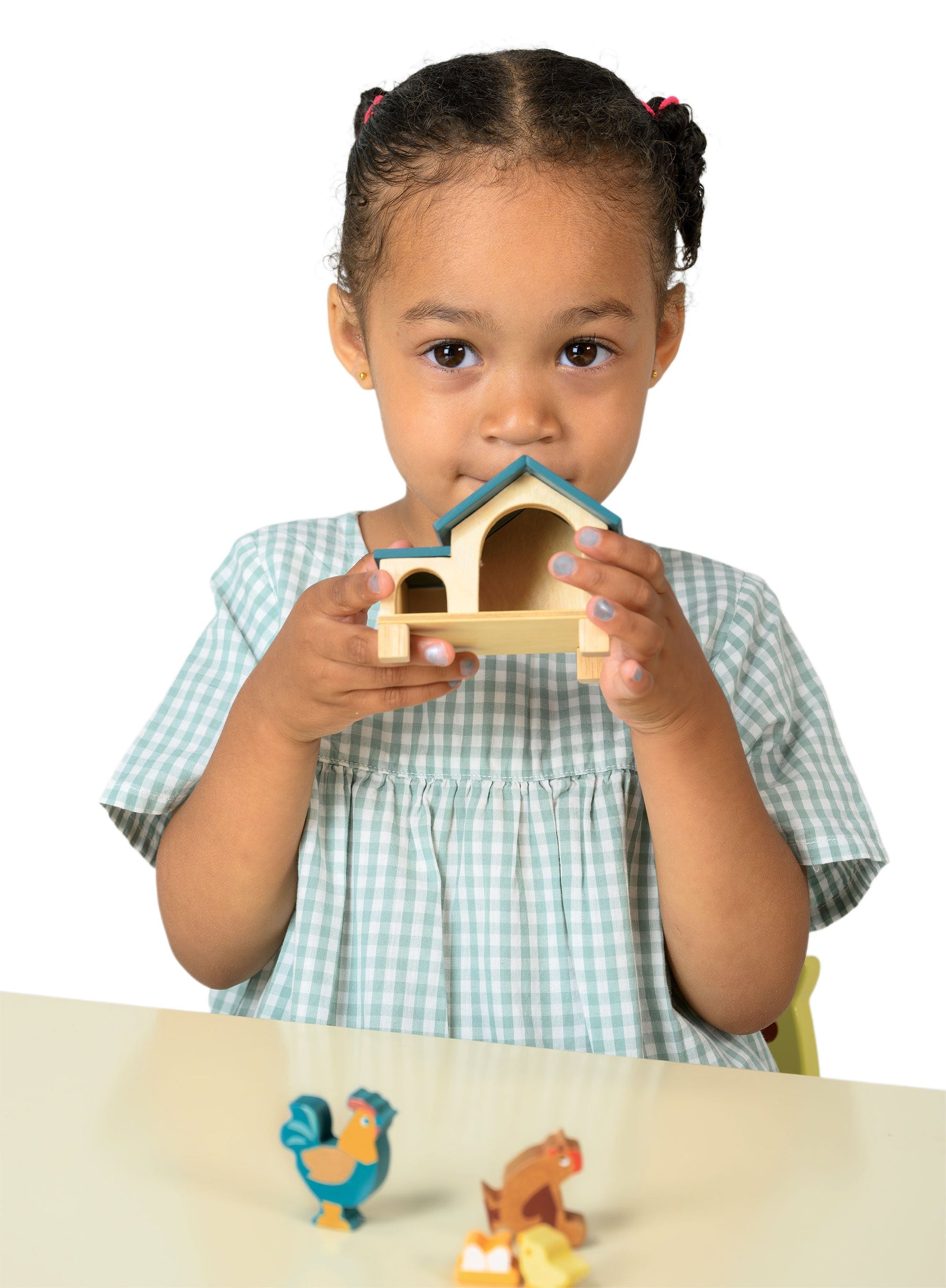 Wooden Play Chicken House - Dolls House Accessory