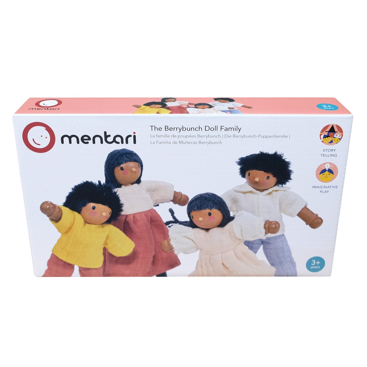 Berrybunch Dolls House Family | Poseable Wooden Figures 1:12 Scale