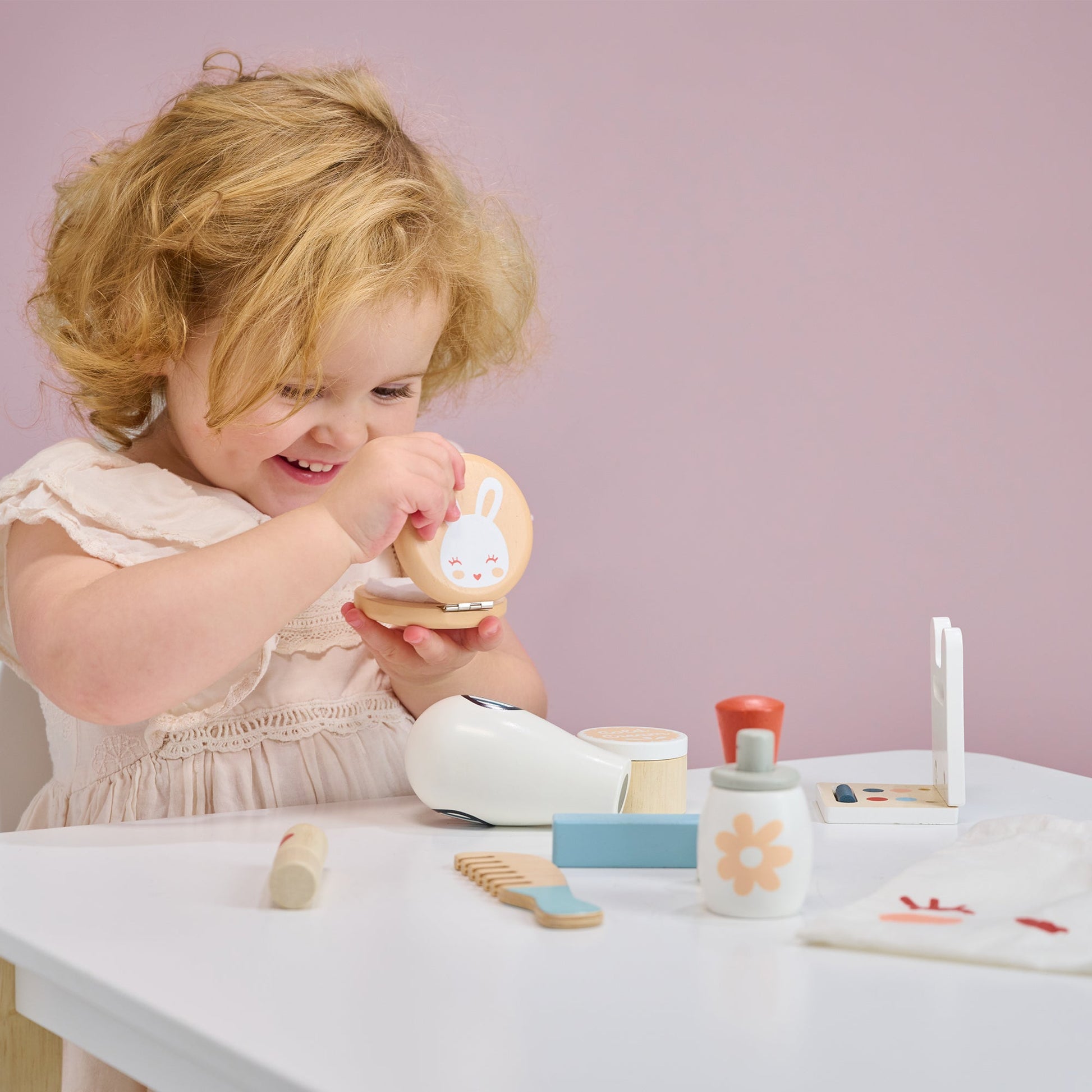 Wooden Make Up Set - Bunny Design - Ages 3+ 
