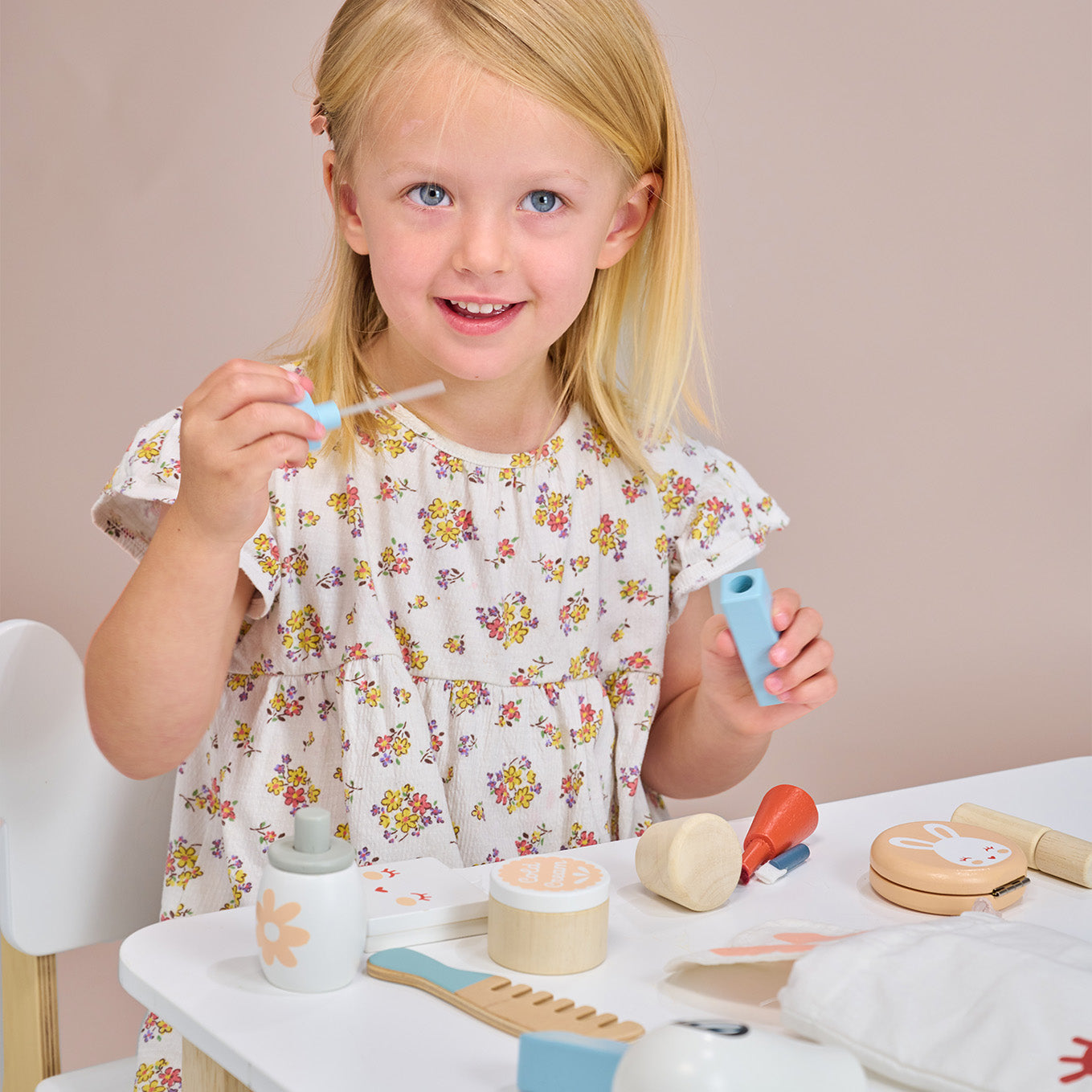 Wooden Make Up Set - Bunny Design - Ages 3+ 