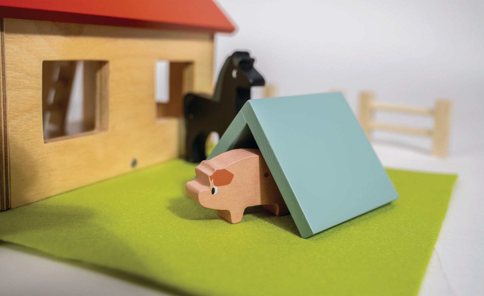 My First Country Farm Wooden Play Set | Wooden Farm Toy for Toddlers