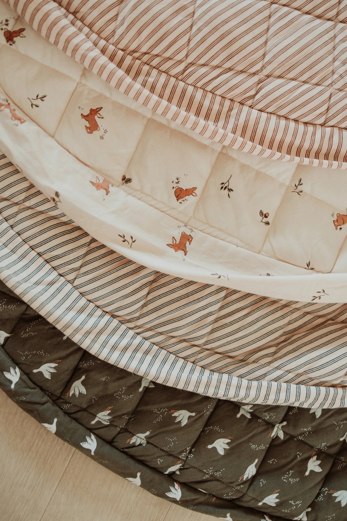 Birds Organic Baby Playmat & Storage Bag - Play & Go Noomad