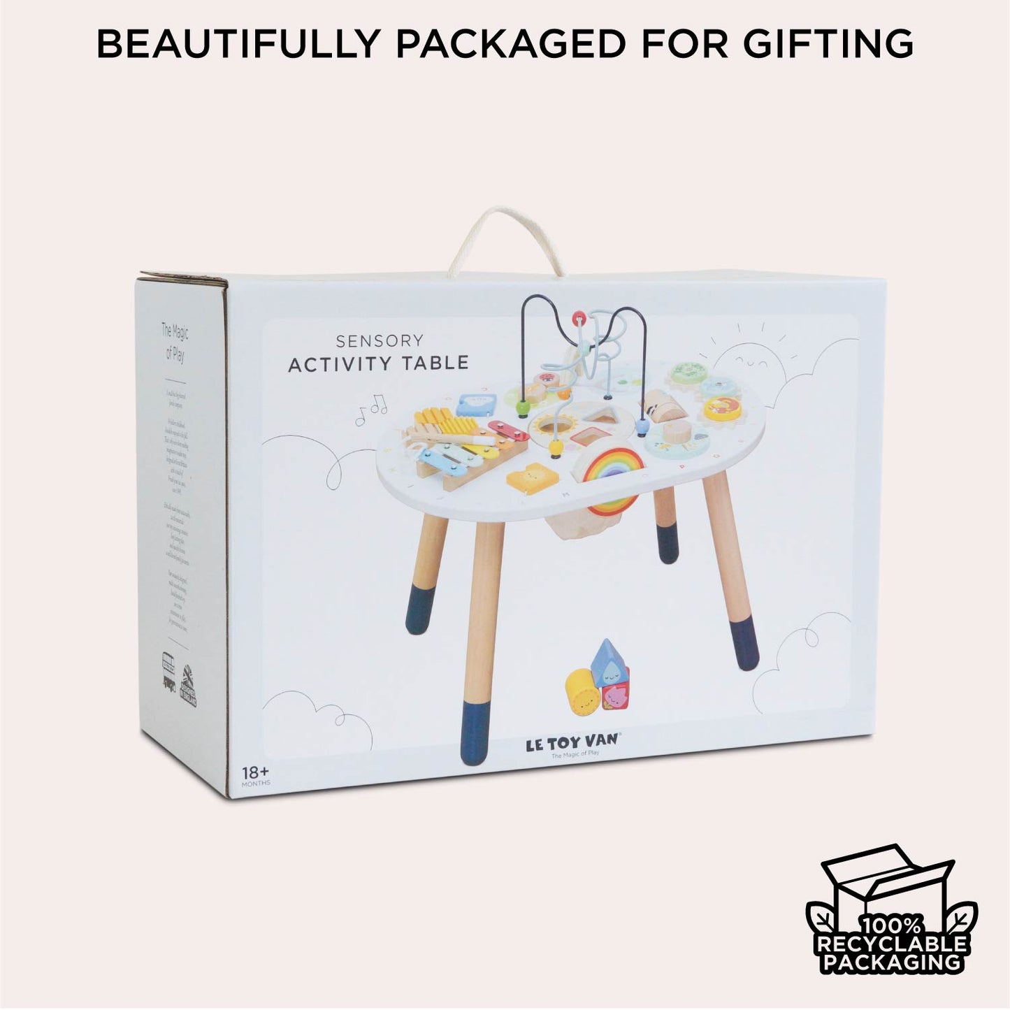 Wooden Sensory Activity Table | Multi-Sensory Play Table | Le Toy Van | Mucky Wolf