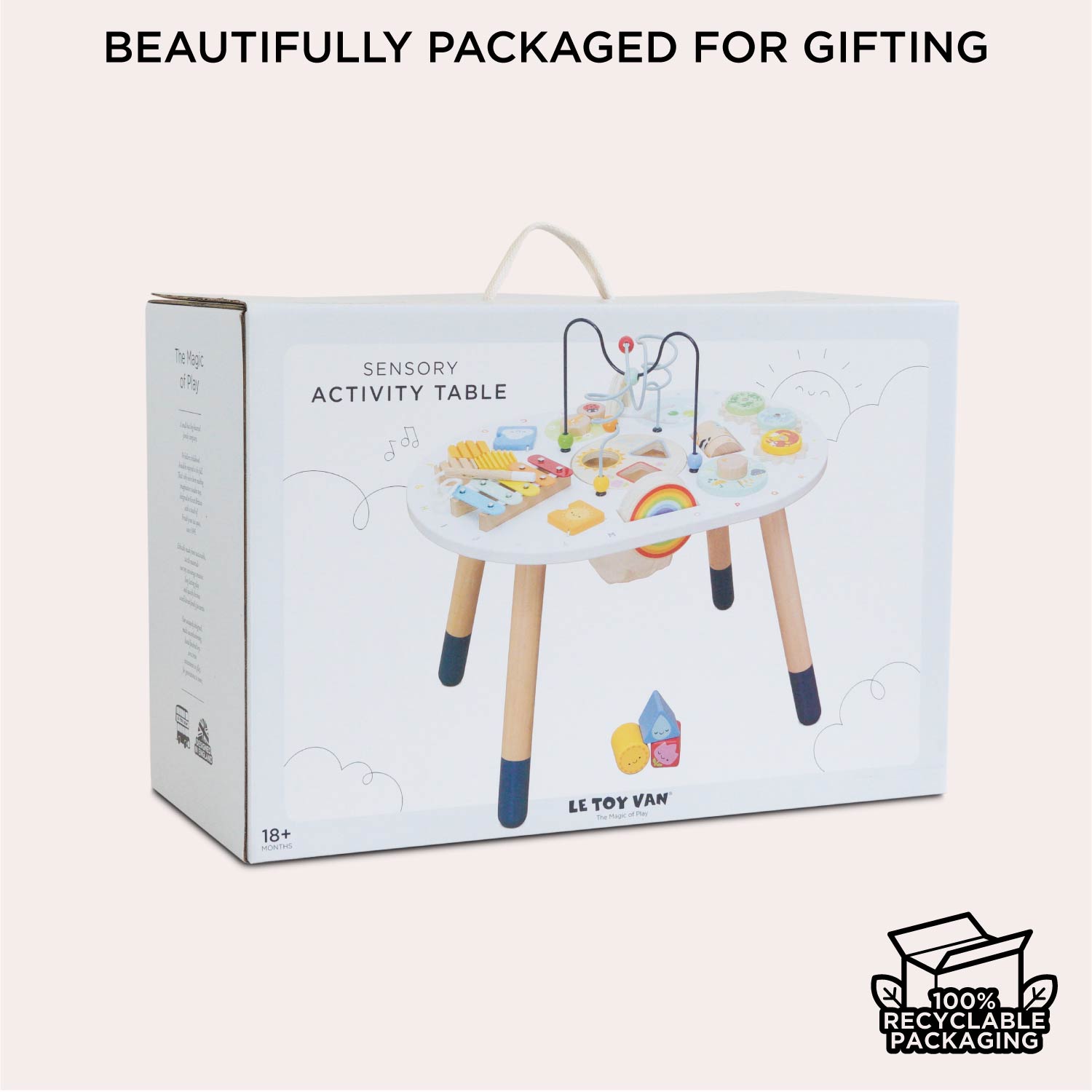 Wooden Sensory Activity Table | Multi-Sensory Play Table | Le Toy Van | Mucky Wolf