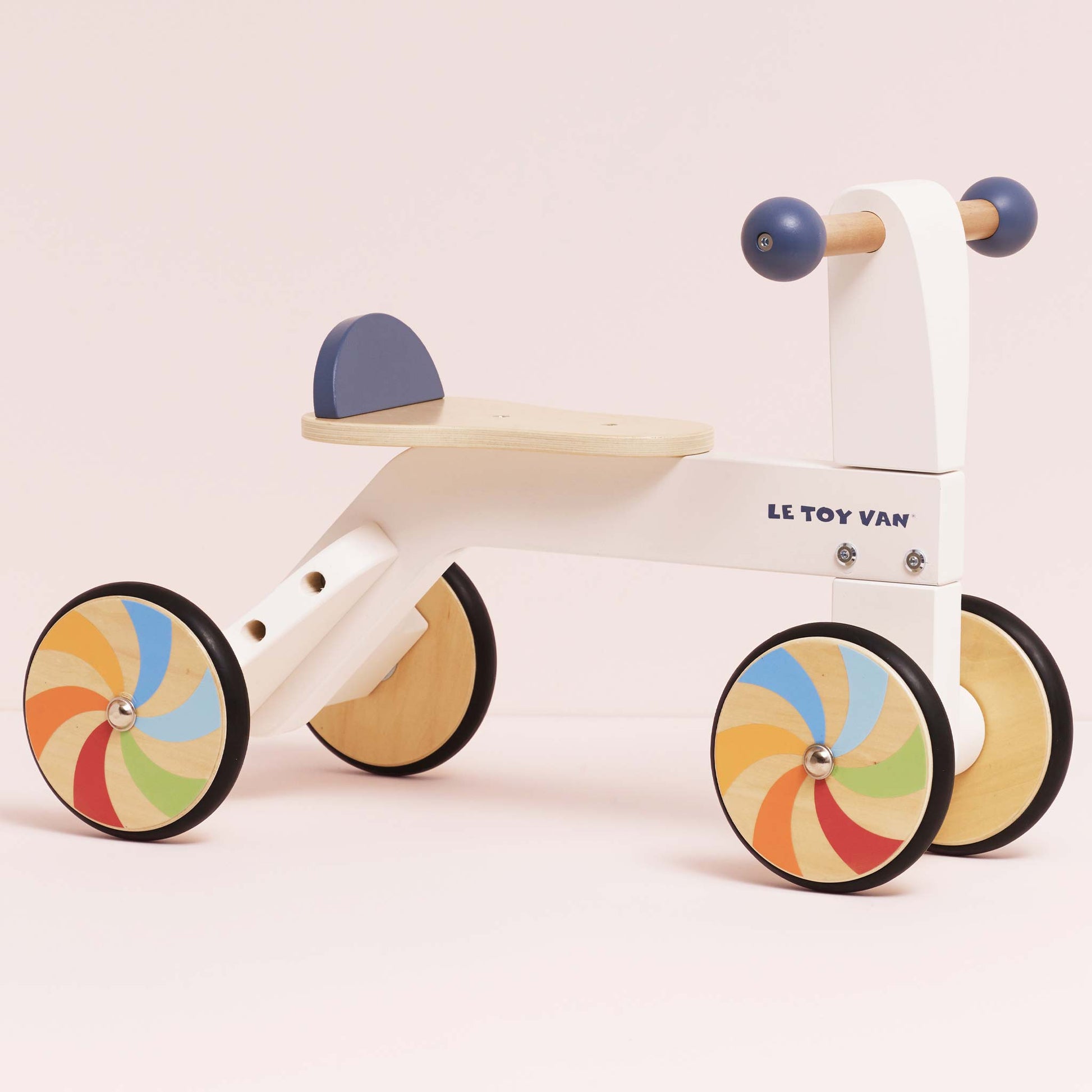 Wooden Rainbow Ride On Trike | Windmill Wheels | Le Toy Van | Mucky Wolf