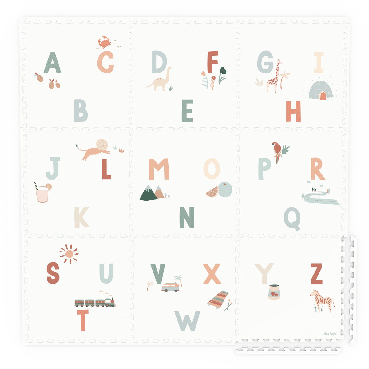 Tiloo Alphabet Playmat | Educational Foam Mat | Mucky Wolf