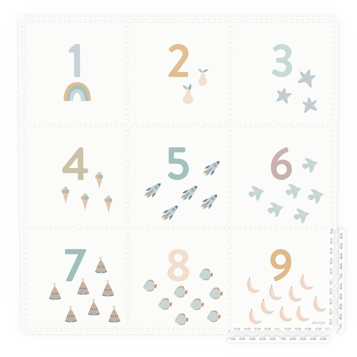 Tiloo Number Puzzle Playmat | Numbers | Mucky Wolf